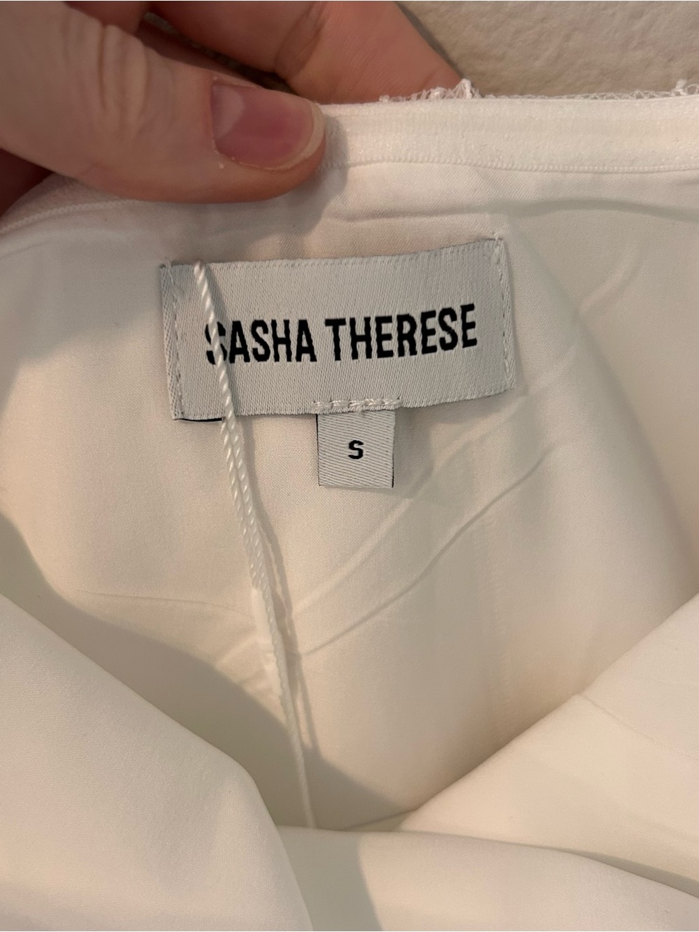 NWT Sasha Therese Fleur Mini Dress White - Picture 7 of 9